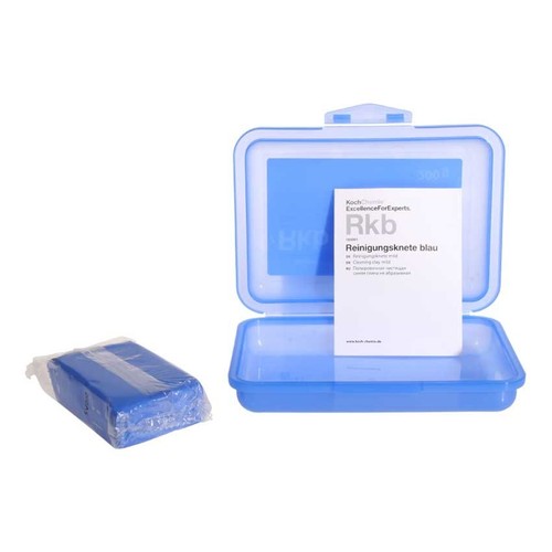 Schleifknete blau